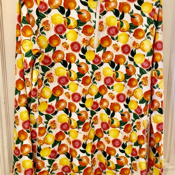 One of a kind Happy top Women Colourful joyful fruit stretchy top large fun fun - Picture 2 of 9
